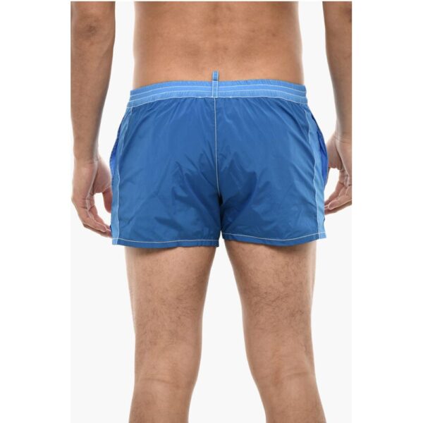 Dsquared² Two-Tone Swim Shorts with Side Logo - Image 2