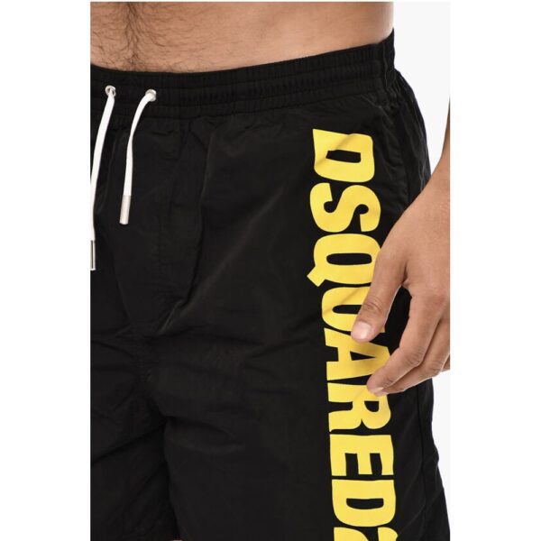 Dsquared² Logo Print Swim Shorts - Image 3