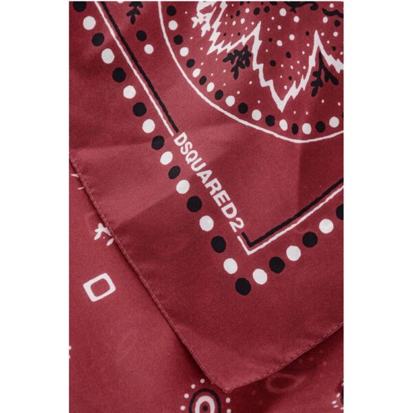 Dsquared² Paisley Patterned Silk Foulard - Image 2