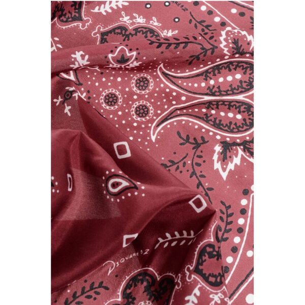 Dsquared² Paisley Patterned Silk Foulard - Image 3