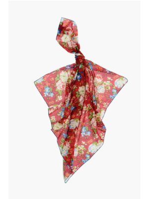 Dsquared² Floral Patterned Lightweight Fabric Foulard