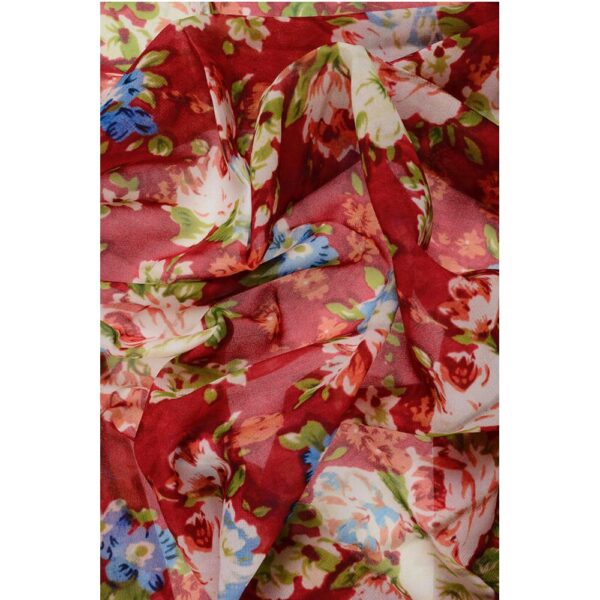 Dsquared² Floral Patterned Lightweight Fabric Foulard - Image 2