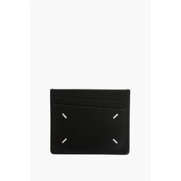 Maison Margiela MM11 Leather Card Holder with Embossed Detail - Image 2