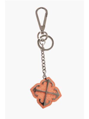 Off-White Brass JITNEY Keyring with Pendant