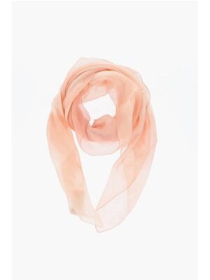 Alexander McQueen Silk Solid Color Foulard