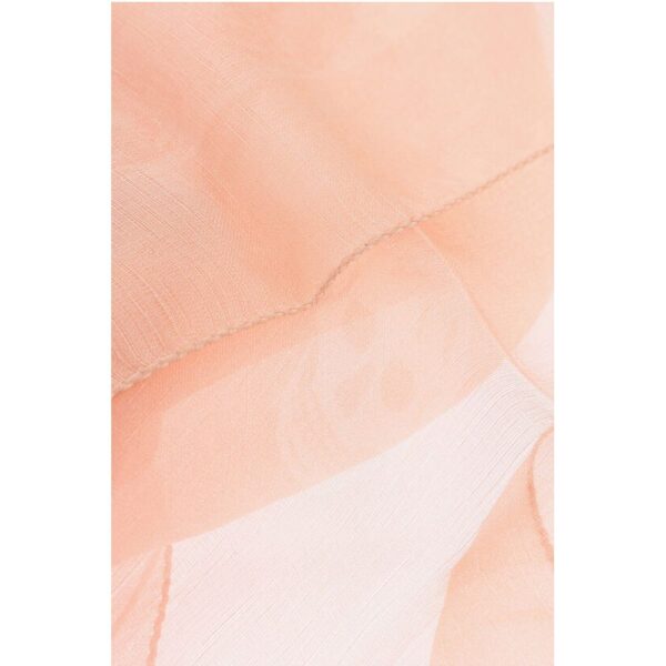 Alexander McQueen Silk Solid Color Foulard - Image 2