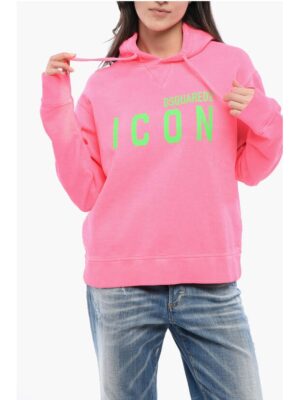 Dsquared² Brushed Cotton NEON ICON Hoodie