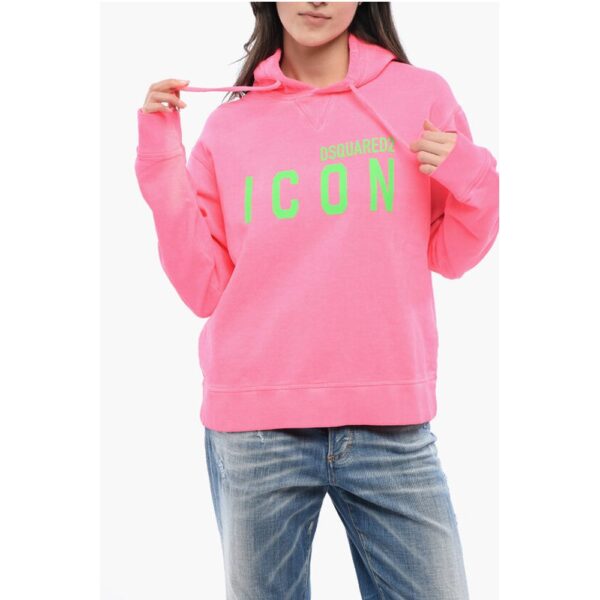 Dsquared² Brushed Cotton NEON ICON Hoodie
