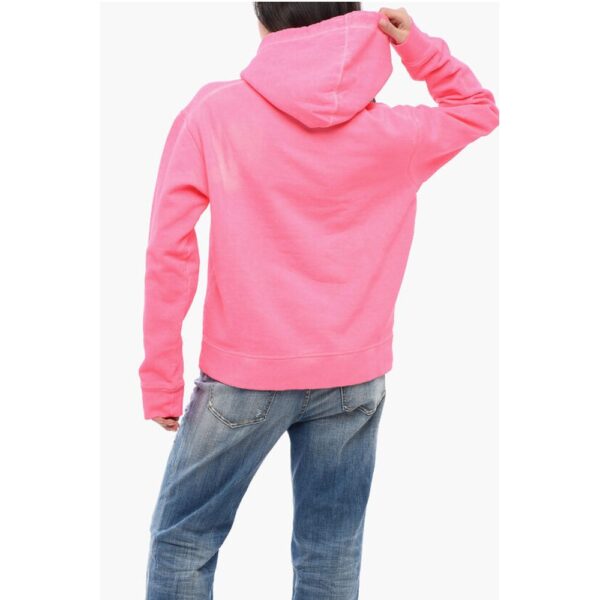 Dsquared² Brushed Cotton NEON ICON Hoodie - Image 2