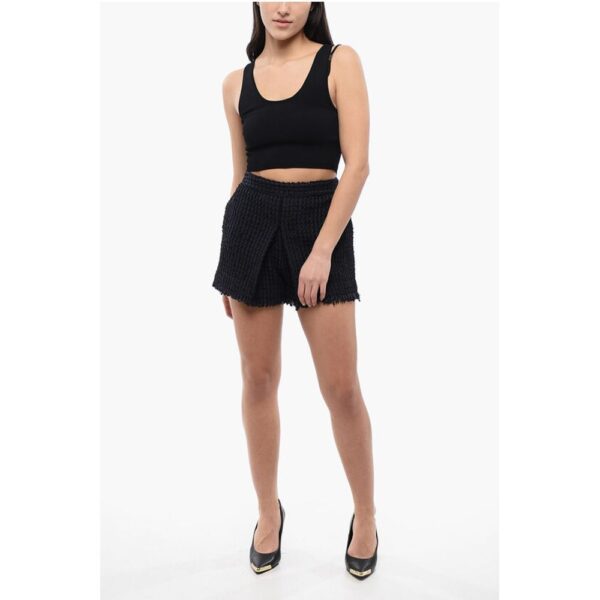 Dsquared² Knitted PIXELED ICON Crop Top - Image 4