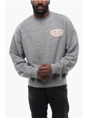 Dsquared² Cipro Fit Brushed Cotton SURF CLUB Crewneck Sweater