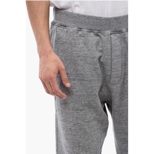 Dsquared² Brushed Cotton Melange Joggers - Image 3