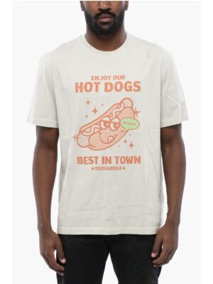 Dsquared² Printed HOT DOGS Regular Fit T-shirt