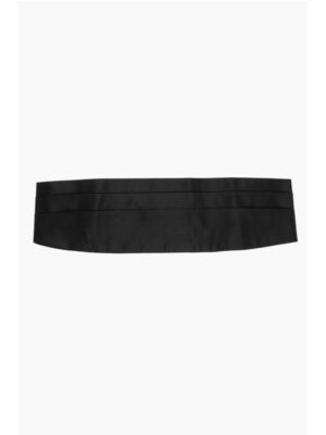 Armani EMPORIO Solid Color Silk Sash Belt
