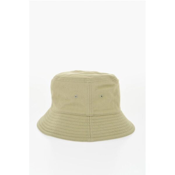 Burberry Solid Color Bucket Hat with Embroidered Logo - Image 3