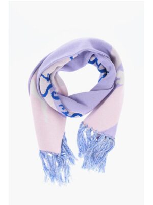 Puma KIDSUPER Wool Blend Scarf with Fringes