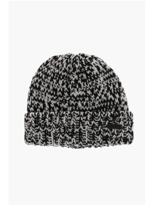 Saint Laurent Two-Tone Wool Beanie