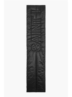 Saint Laurent Solid Color Padded Nylon Scarf