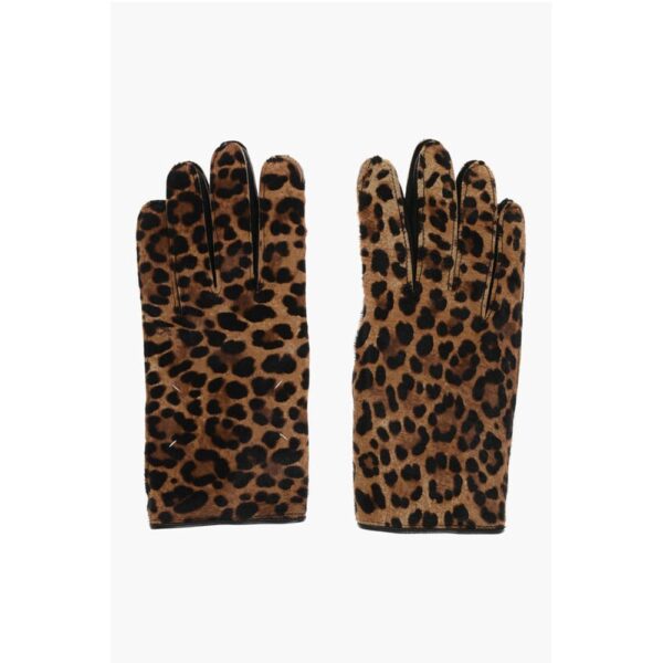 Maison Margiela MM14 Animal Motif Leather Glovers