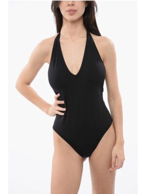 Bottega Veneta One-piece Swimsuit with Lace-up Detail
