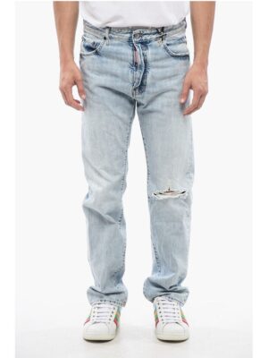 Dsquared² Distressed Effect 642 Light Washed Jeans 19 cm