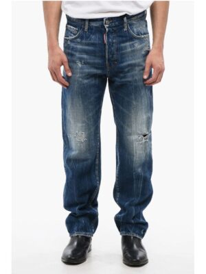 Dsquared² Distressed Effect 642 Mid Washed Jeans 20 cm
