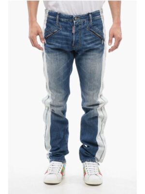 Dsquared² Cool Guy STRIPPER Jeans With Side Buttons 18 cm