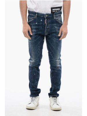 Dsquared² Distressed Cool Guy Denims with Dark Wash