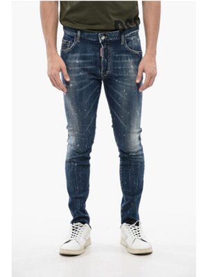 Dsquared² Super Twinky Fit Denims with Flap Back Pockets 14cm