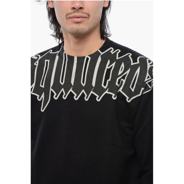 Dsquared² Brushed Cotton GOTHIC Cool Fit Sweatshirt - Image 3