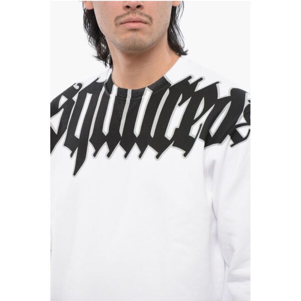 Dsquared² Brushed Cotton GOTHIC Cool Fit Sweatshirt - Image 3
