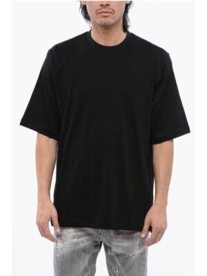 Dsquared² Football Fit Cotton Blend T-Shirt with Logo Patch