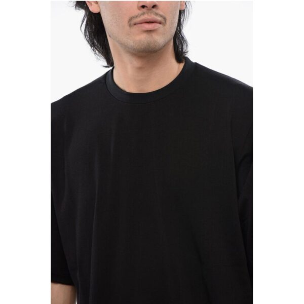 Dsquared² Football Fit Cotton Blend T-Shirt with Logo Patch - Image 3