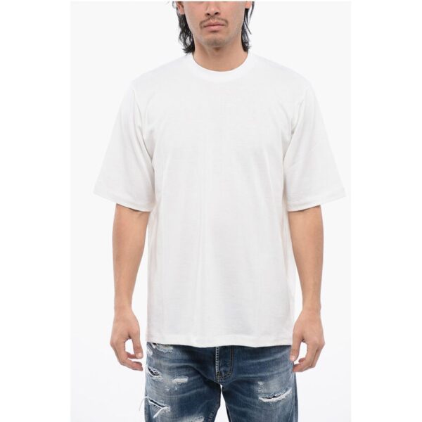 Dsquared² Football Fit Cotton Blend T-Shirt with Logo Patch