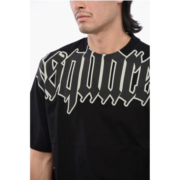 Dsquared² Cotton D2 GOTHIC Loose Fit T-Shirt - Image 3