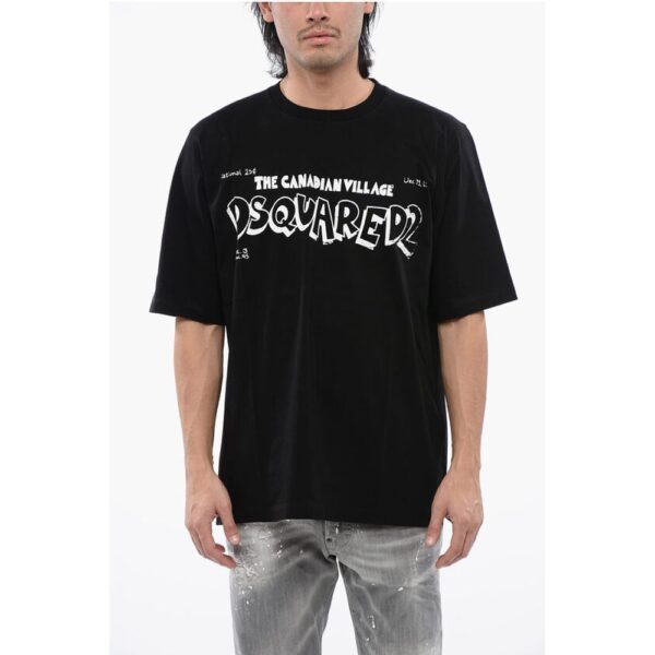 Dsquared² Skater Fit T-shirt with Contrasting Print