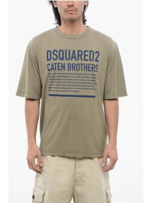 Dsquared² Cotton Blend ONCE UPON A TIME Loose Fit T-Shirt