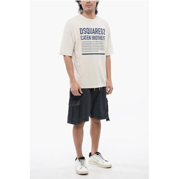 Dsquared² Loose-fit T-shirt with Lettering - Image 4