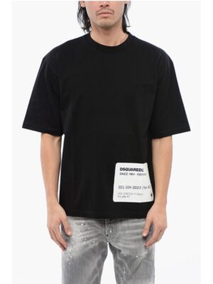 Dsquared² Cotton CARD Loose Fit T-Shirt