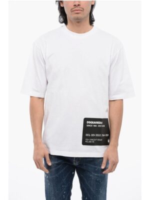 Dsquared² Cotton CARD Loose Fit T-Shirt