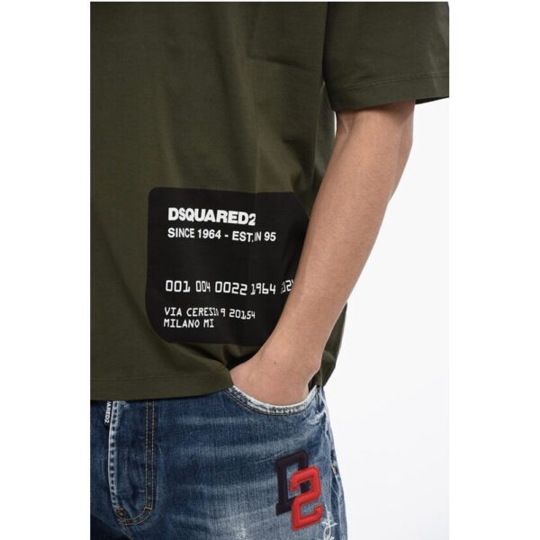 Dsquared² Loose-fit T-shirt with Logo Print - Image 3