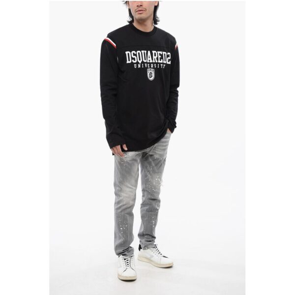 Dsquared² Varsity T-shirt with Contrasting Print - Image 4