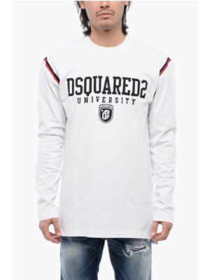 Dsquared² Varsity T-shirt with Contrasting Print