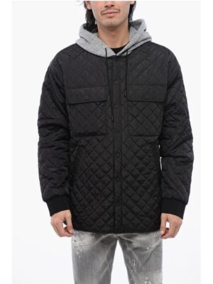 Dsquared² Quilted Jacket with Fleece Hood