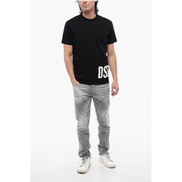 Dsquared² Cotton Cool Fit T-Shirt with Printed Logo - Image 4