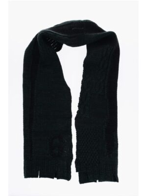 Maison Margiela MM6 Braided Wool Blend Scarf