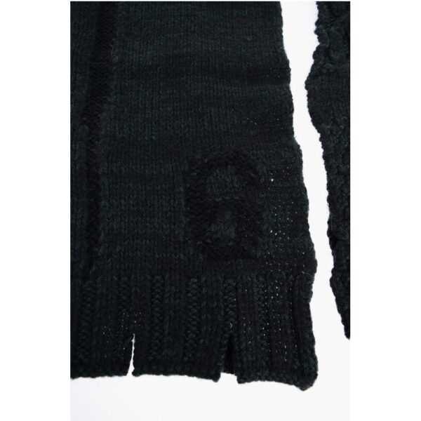 Maison Margiela MM6 Braided Wool Blend Scarf - Image 2