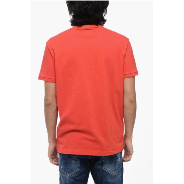 Dsquared² Cotton Crew-neck T-shirt with Frontal Print - Image 2