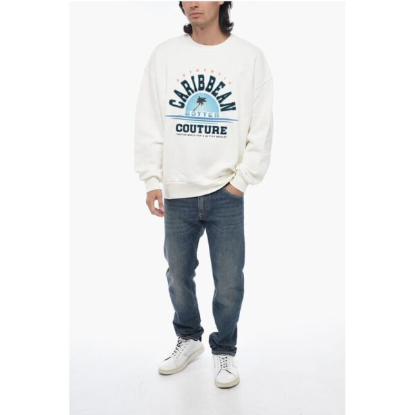Botter Brushed Cotton Embroidered Crewneck sweater - Image 4