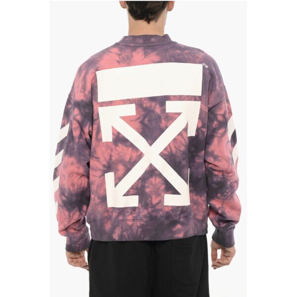Off-White Tie-Dye Effect DIAG ARROW Crew-neck Sweatshirt - Image 2